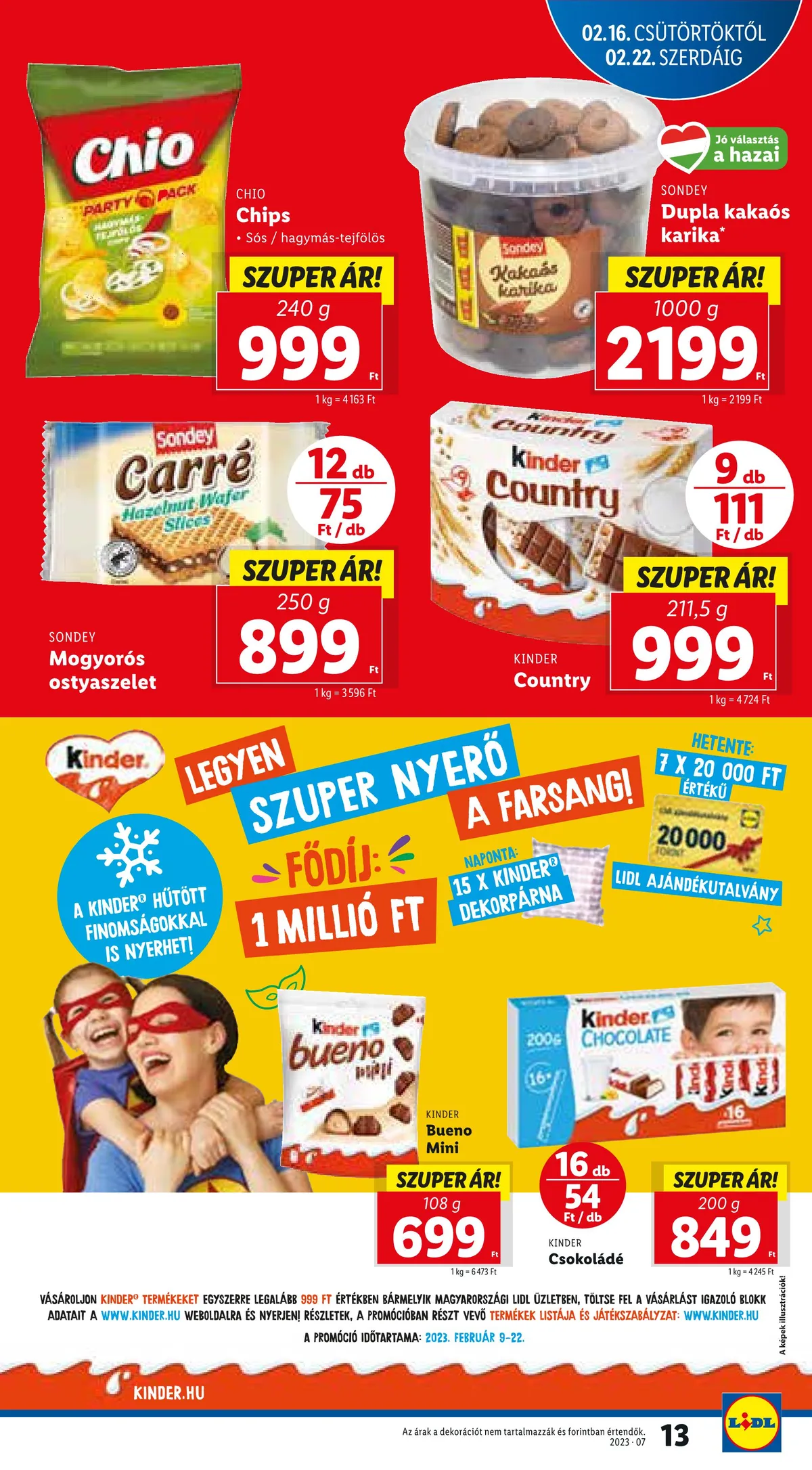 Lidl akciós újság 02.16–02.22 – 13. oldal