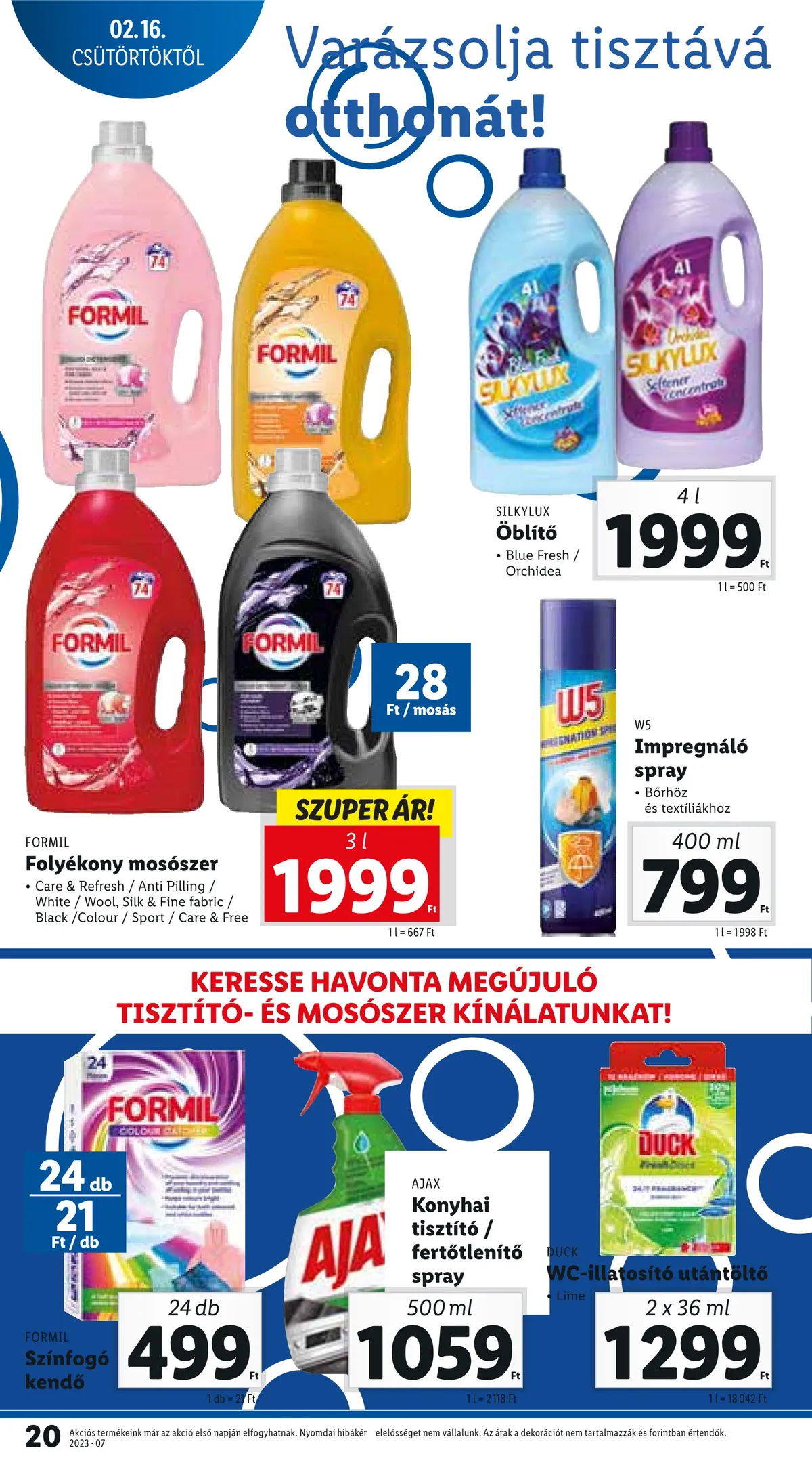 Lidl akciós újság 02.16–02.22 – 20. oldal