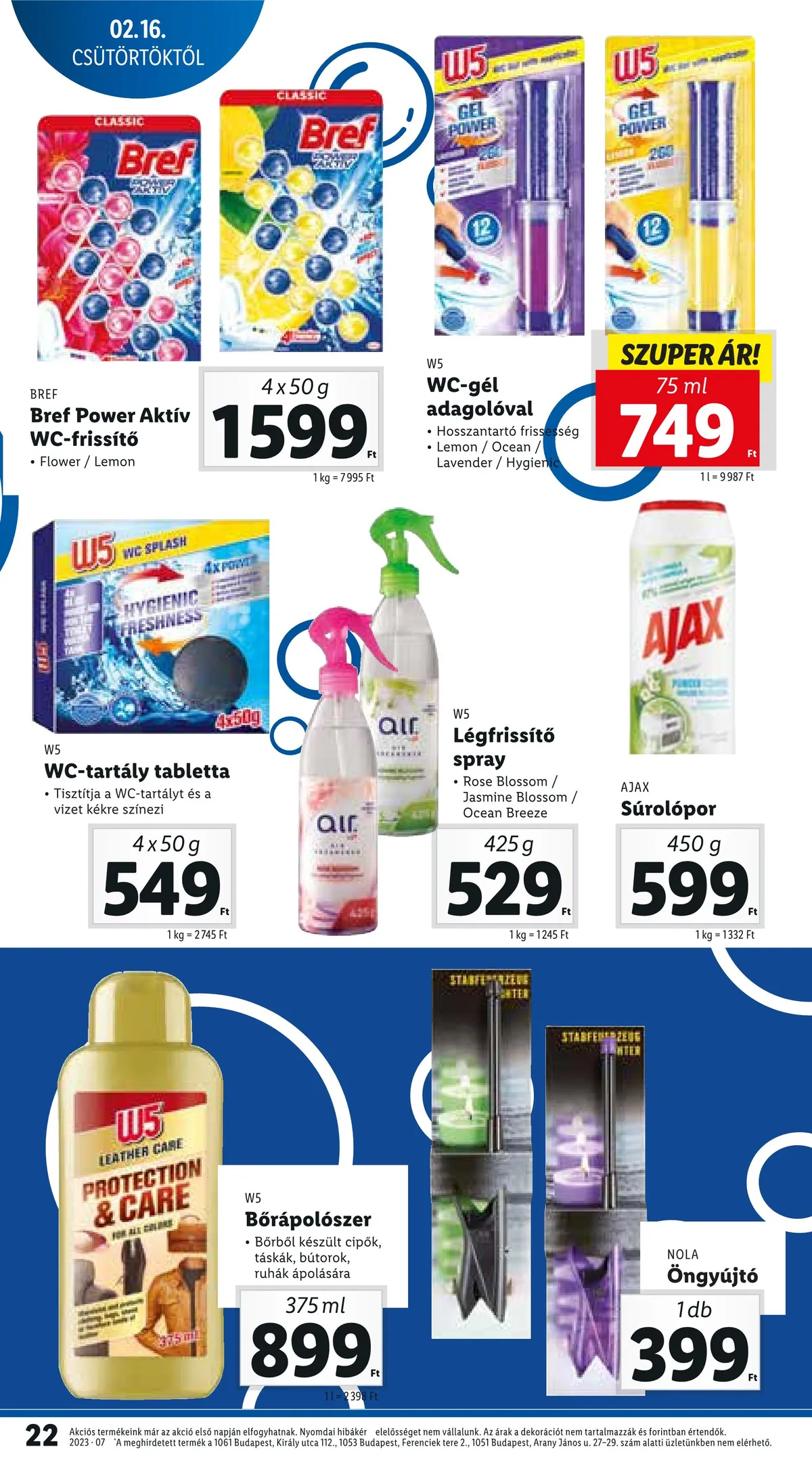 Lidl akciós újság 02.16–02.22 – 22. oldal