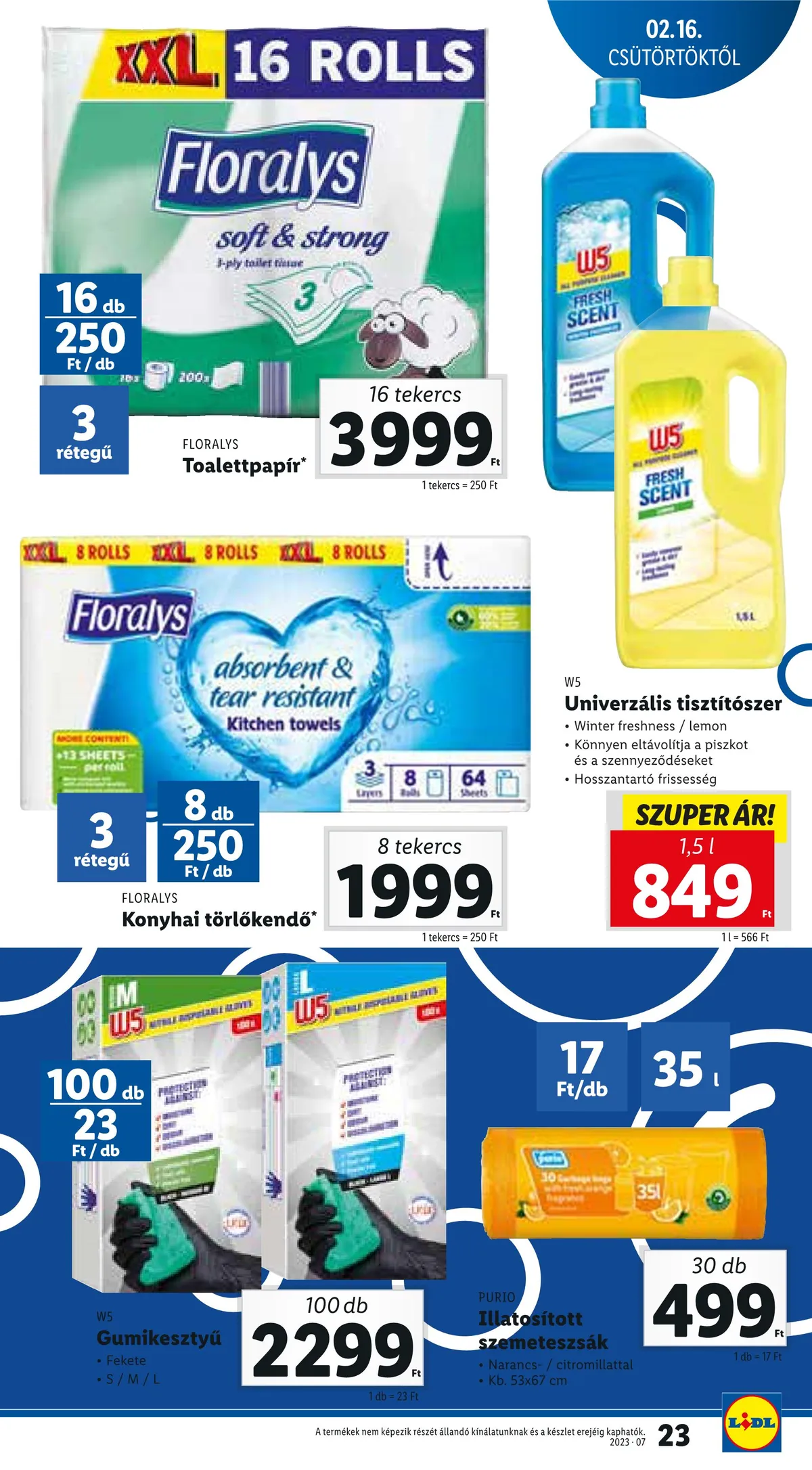 Lidl akciós újság 02.16–02.22 – 23. oldal