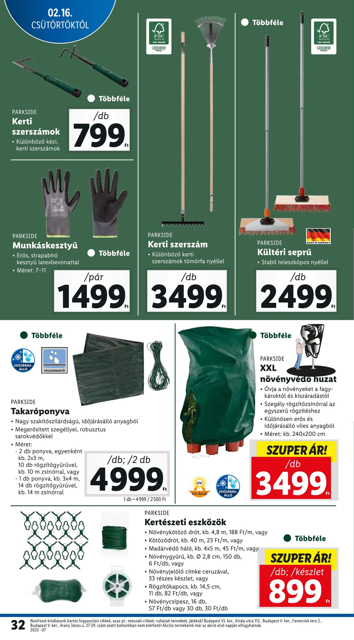 Lidl akciós újság 02.16–02.22 – 32. oldal
