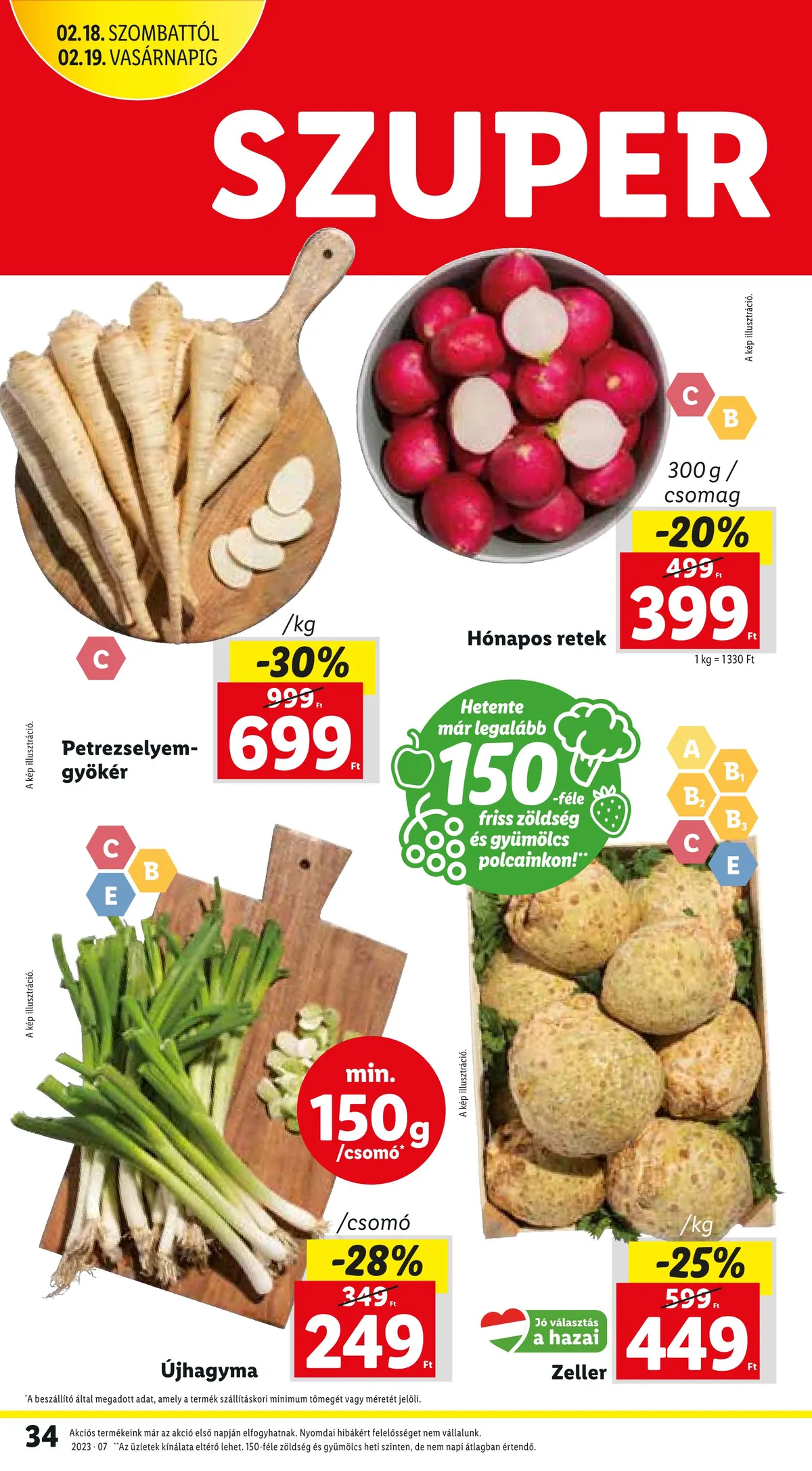 Lidl akciós újság 02.16–02.22 – 34. oldal