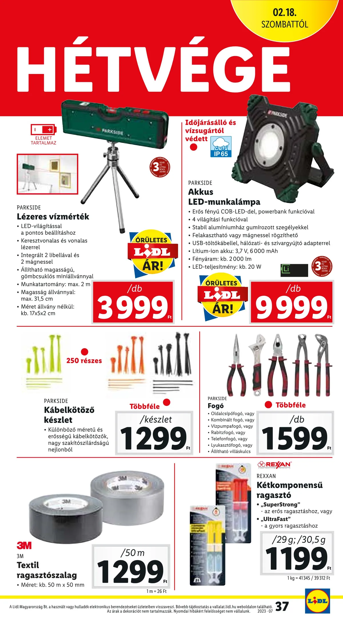 Lidl akciós újság 02.16–02.22 – 37. oldal