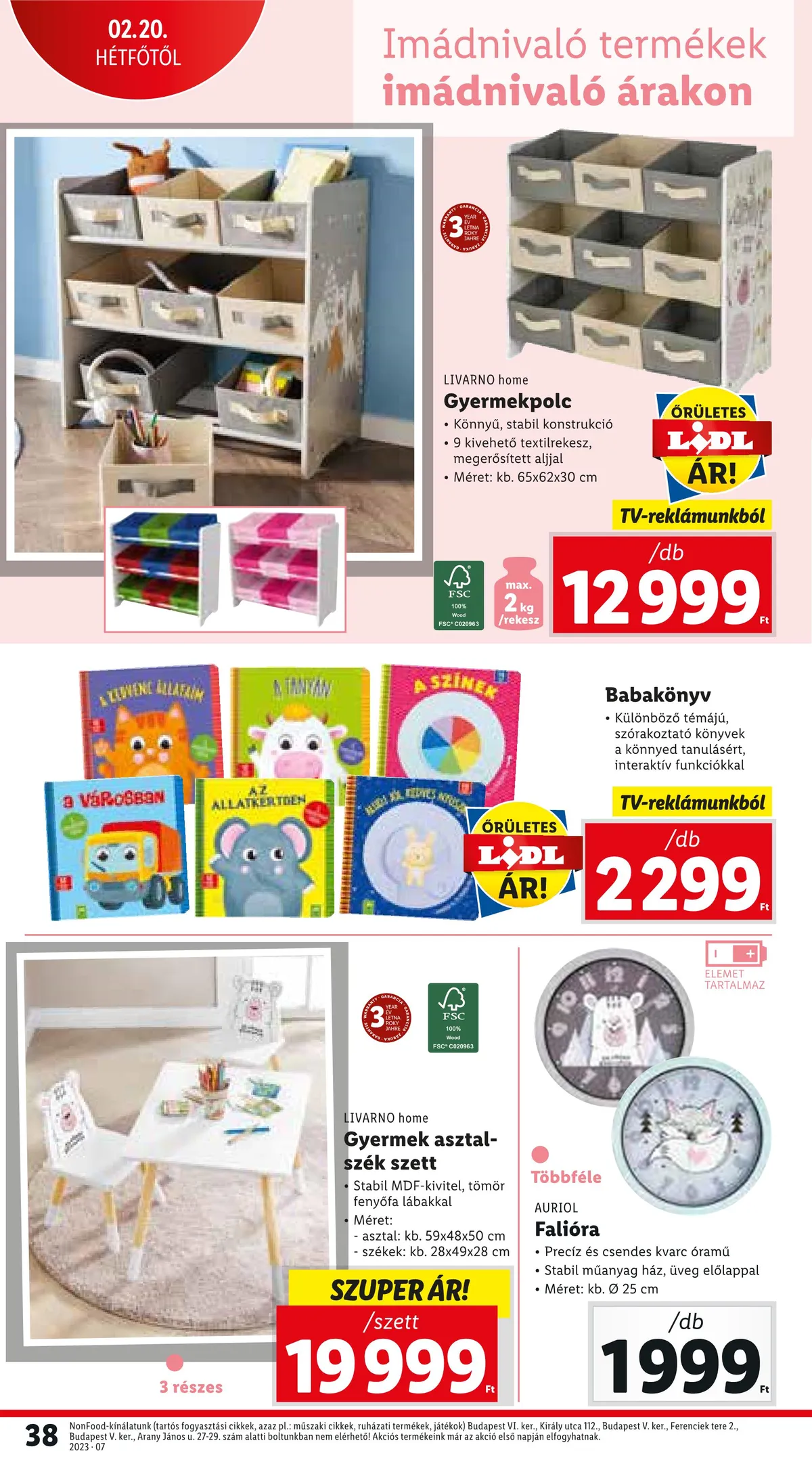 Lidl akciós újság 02.16–02.22 – 38. oldal