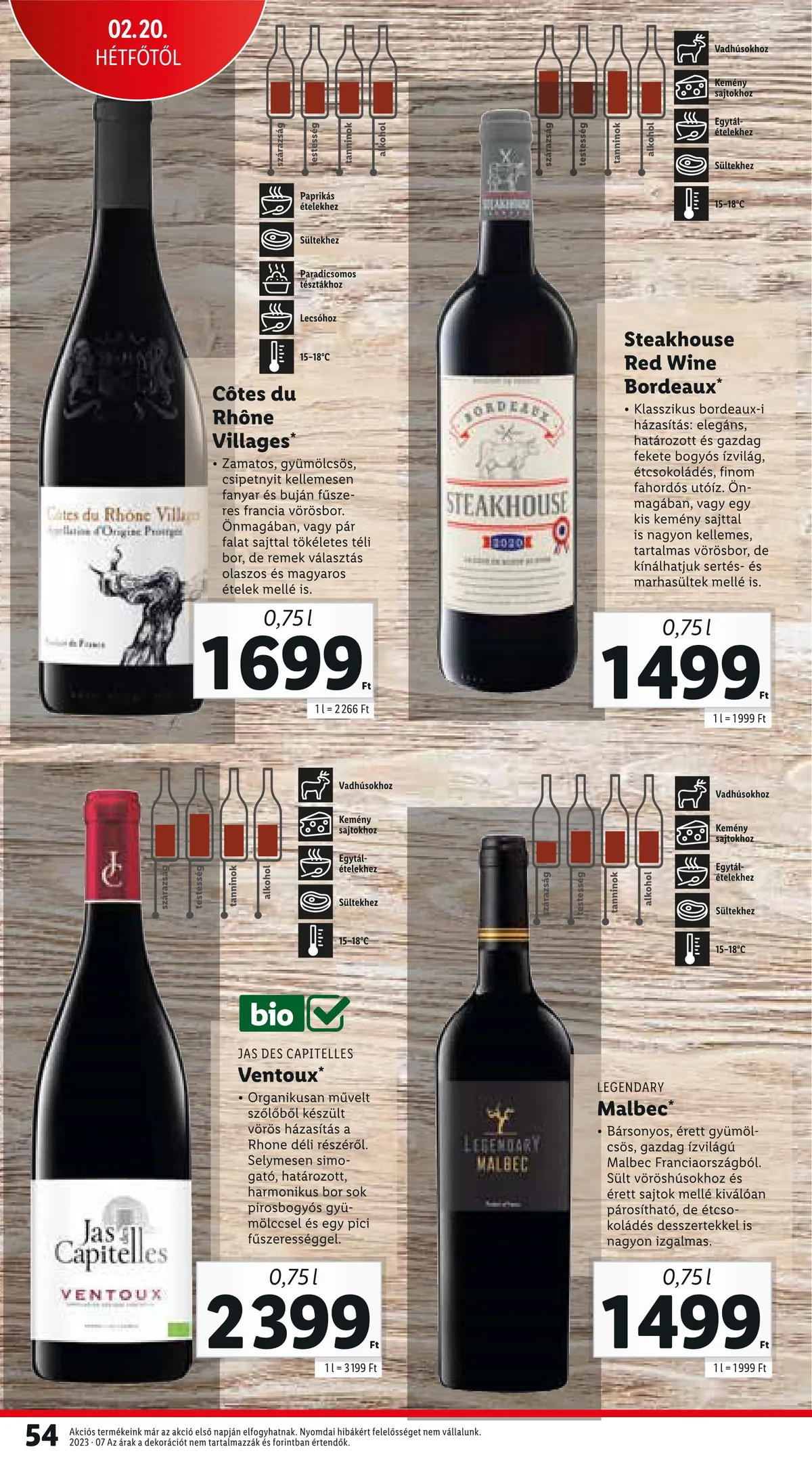Lidl akciós újság 02.16–02.22 – 54. oldal
