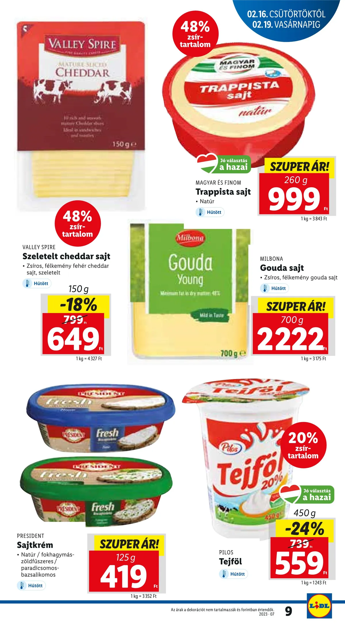 Lidl akciós újság 02.16–02.22 – 9. oldal