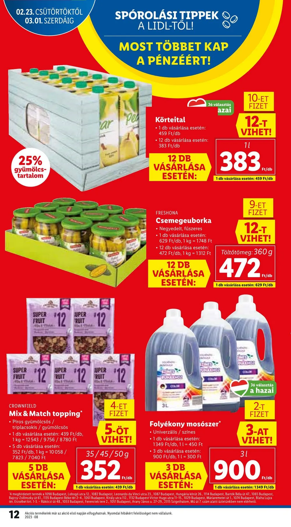 Lidl akciós újság 02.23–03.01 – 12. oldal