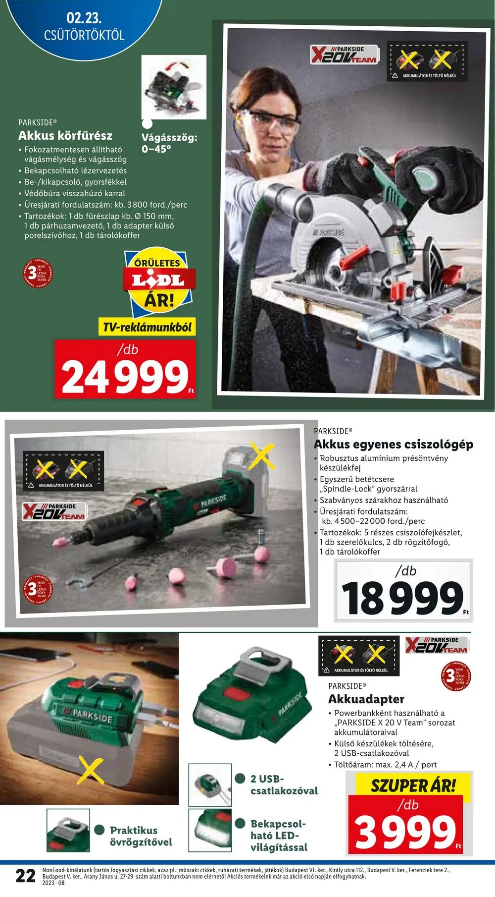Lidl akciós újság 02.23–03.01 – 22. oldal