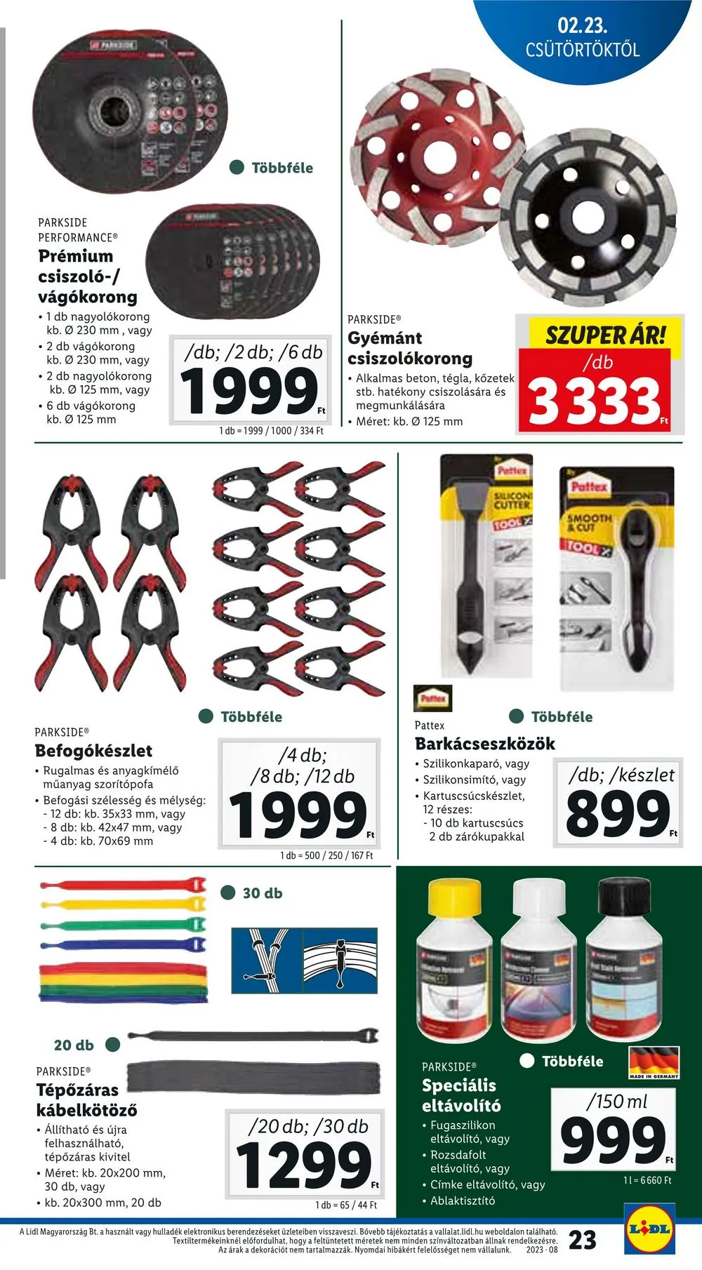 Lidl akciós újság 02.23–03.01 – 23. oldal