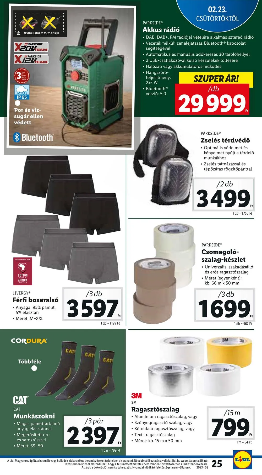 Lidl akciós újság 02.23–03.01 – 25. oldal