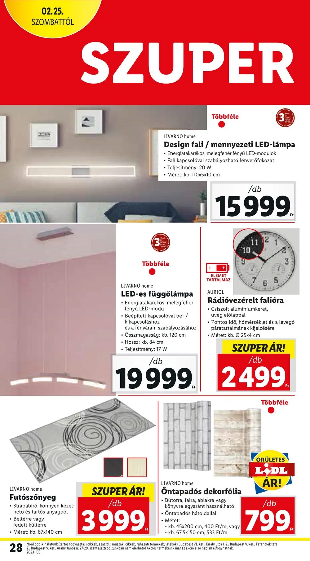 Lidl akciós újság 02.23–03.01 – 28. oldal