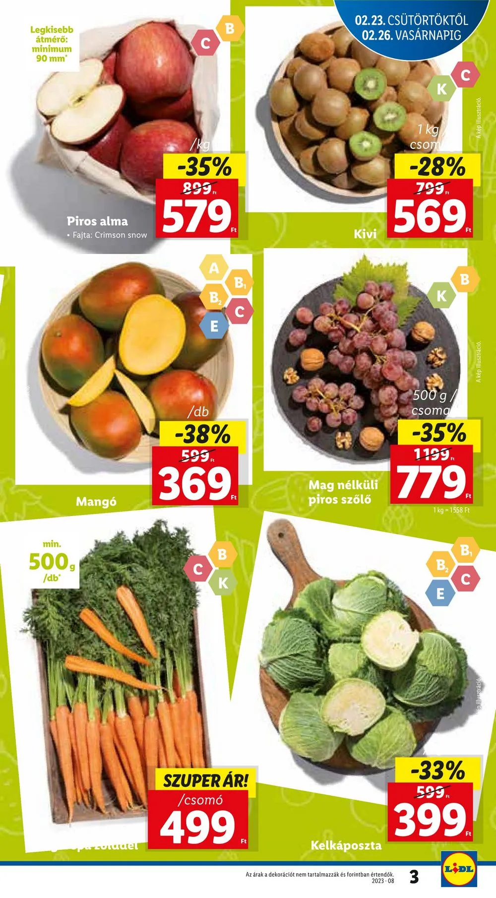 Lidl akciós újság 02.23–03.01 – 3. oldal