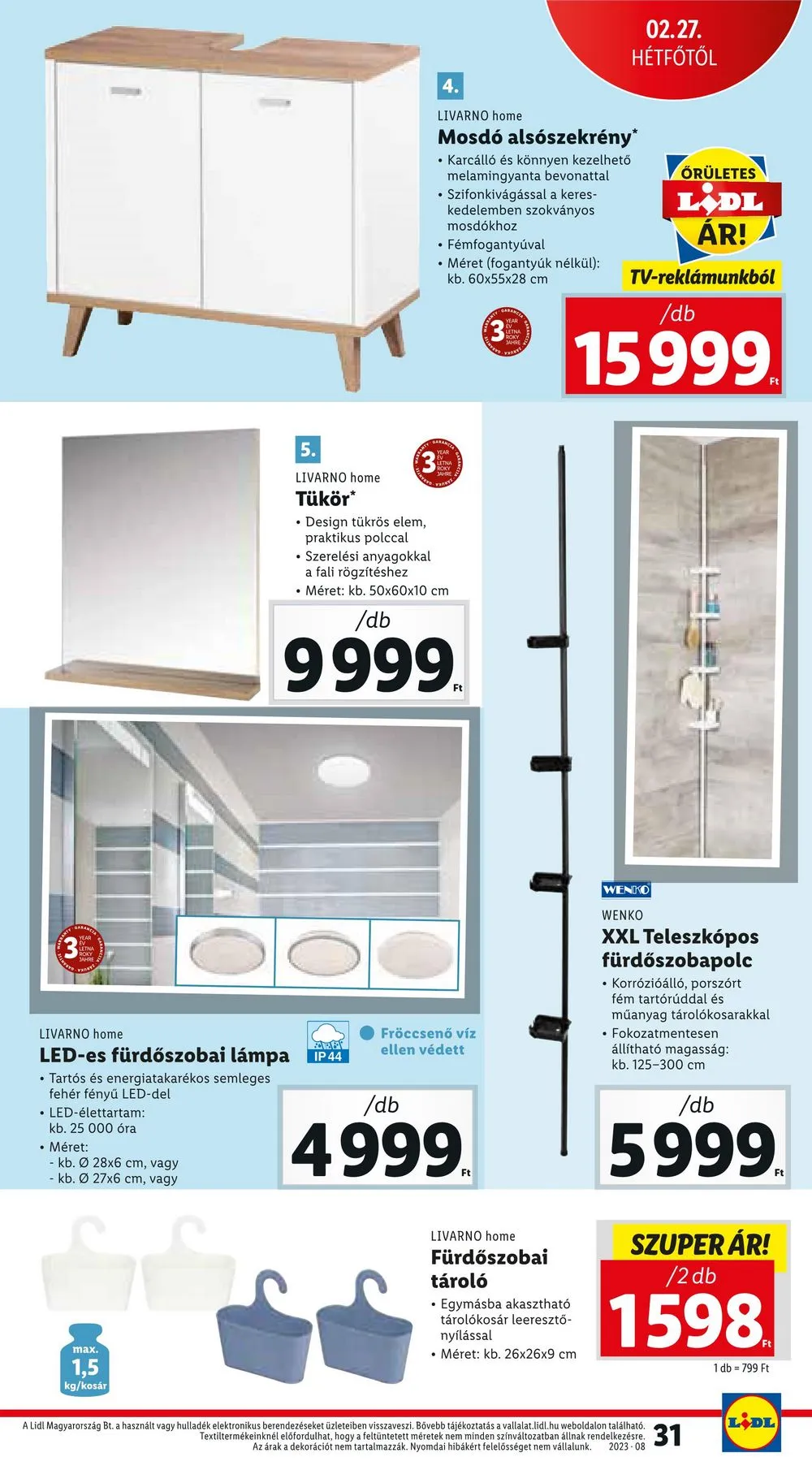 Lidl akciós újság 02.23–03.01 – 31. oldal