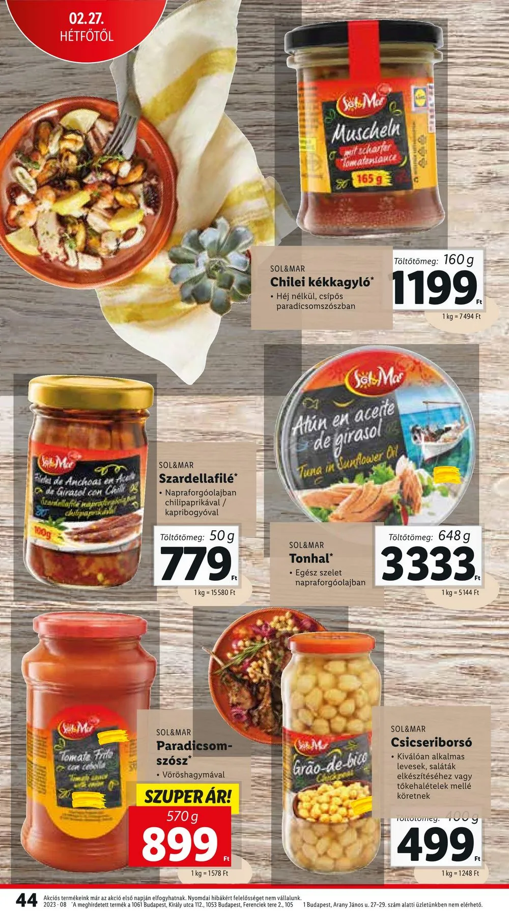 Lidl akciós újság 02.23–03.01 – 44. oldal