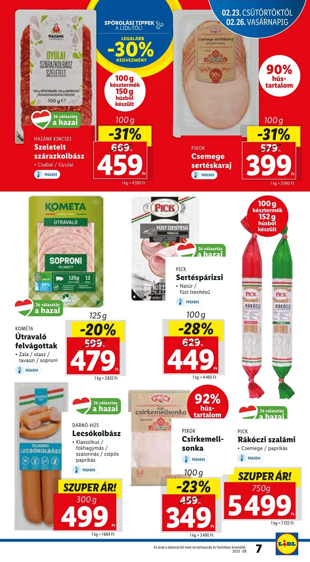Lidl akciós újság 02.23–03.01 – 7. oldal