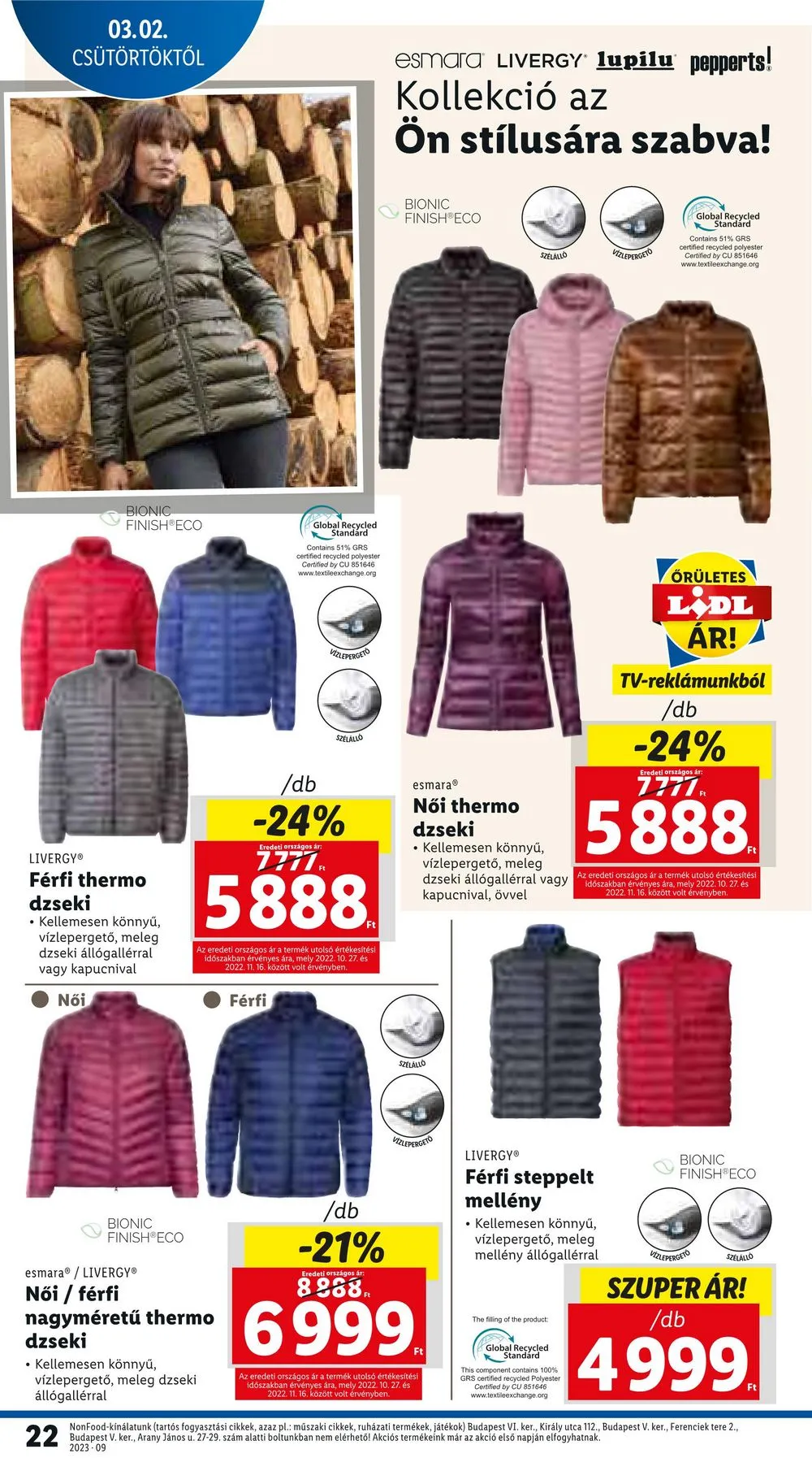 Lidl akciós újság 03.02–03.08 – 22. oldal