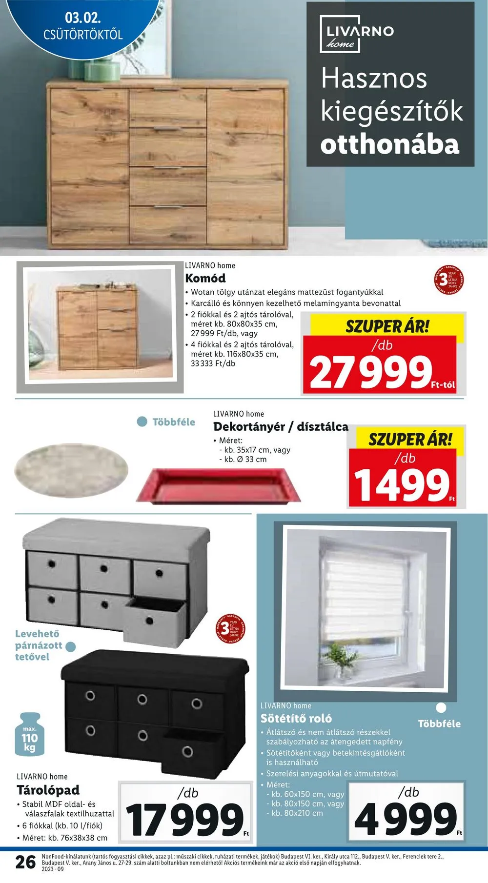 Lidl akciós újság 03.02–03.08 – 26. oldal