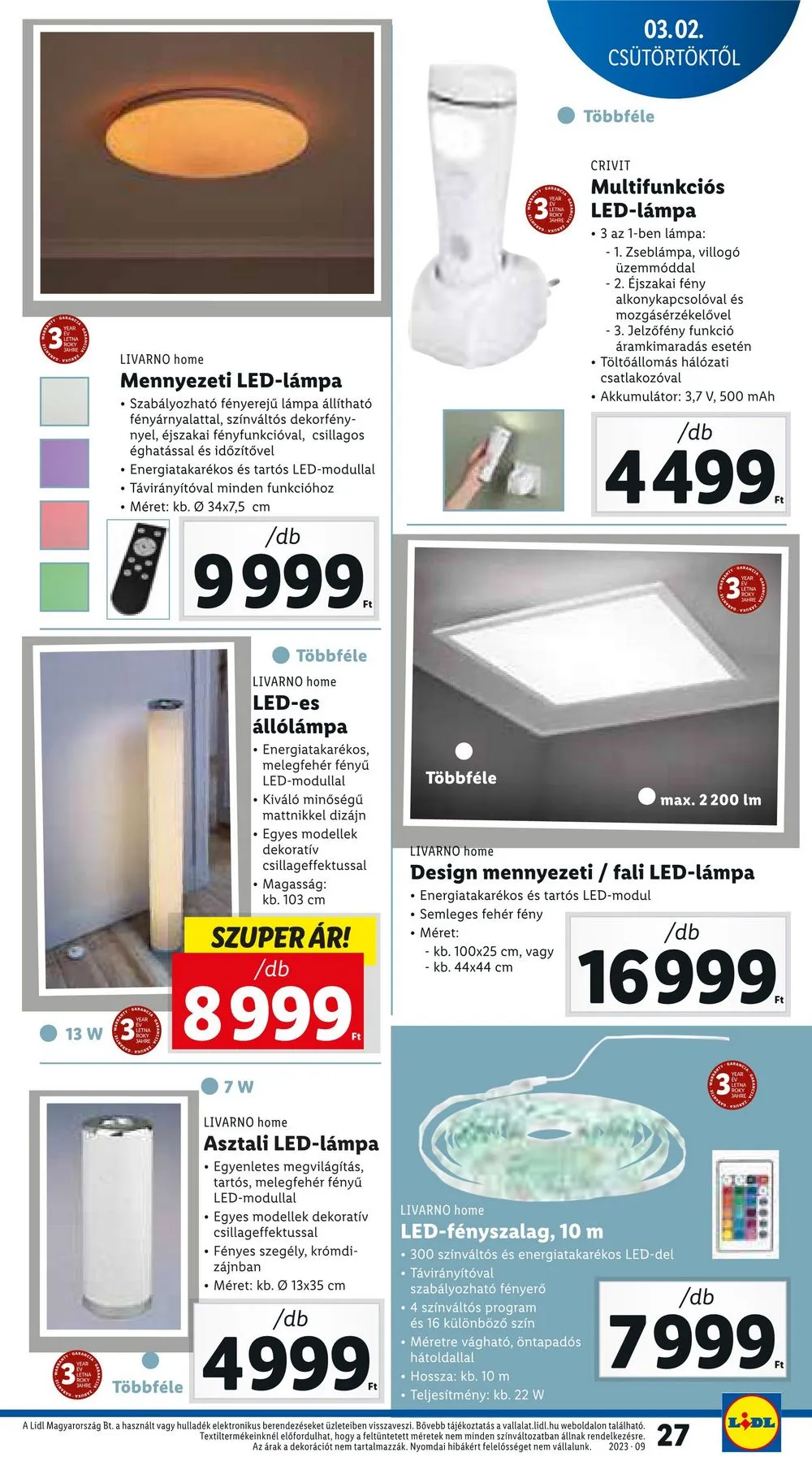 Lidl akciós újság 03.02–03.08 – 27. oldal