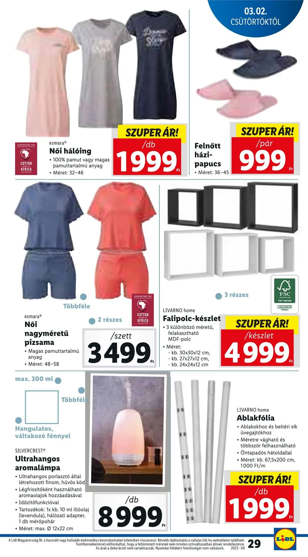 Lidl akciós újság 03.02–03.08 – 29. oldal