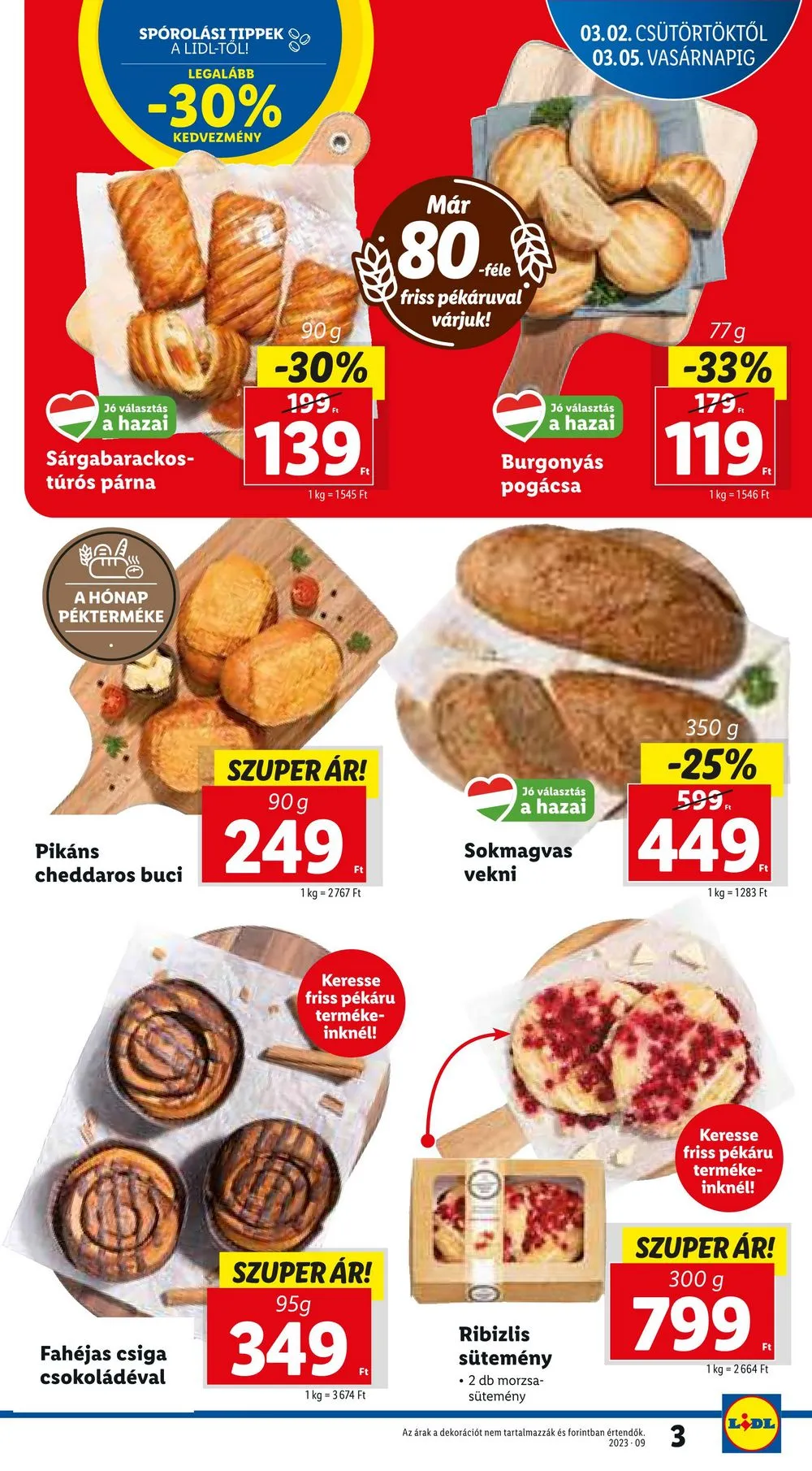 Lidl akciós újság 03.02–03.08 – 3. oldal