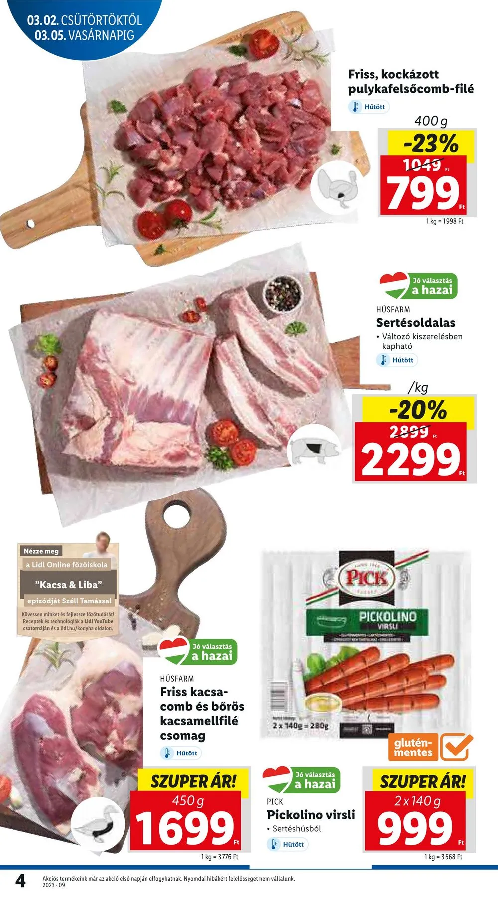 Lidl akciós újság 03.02–03.08 – 4. oldal