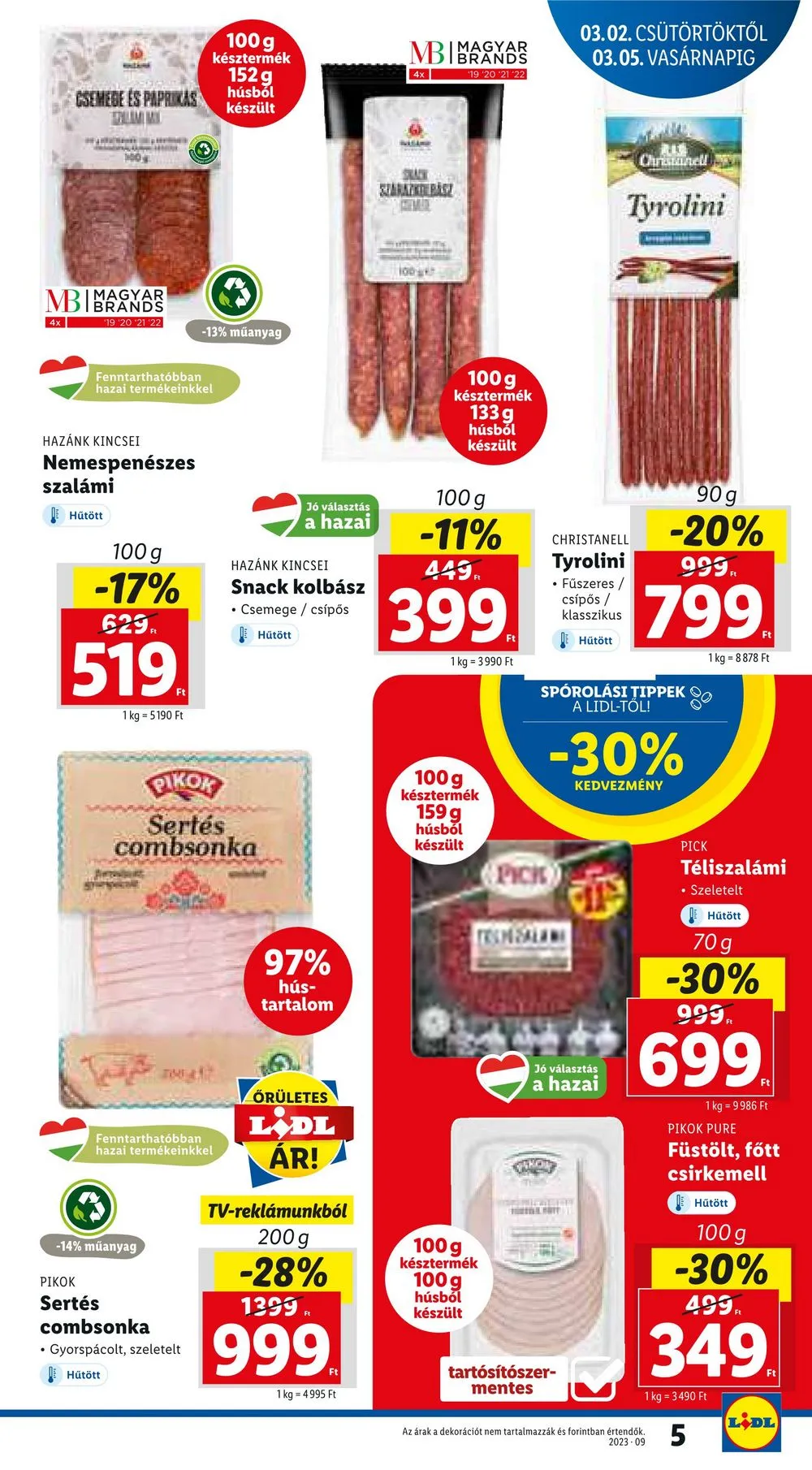 Lidl akciós újság 03.02–03.08 – 5. oldal