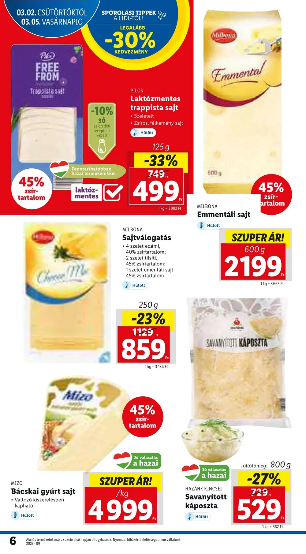 Lidl akciós újság 03.02–03.08 – 6. oldal