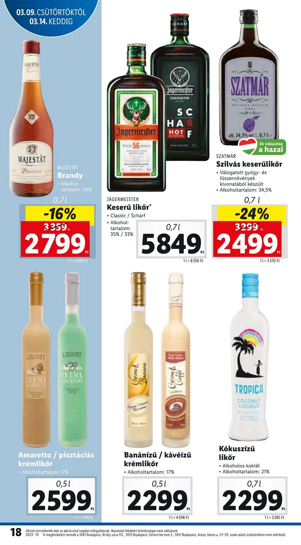 Lidl akciós újság 03.09–03.14 – 18. oldal