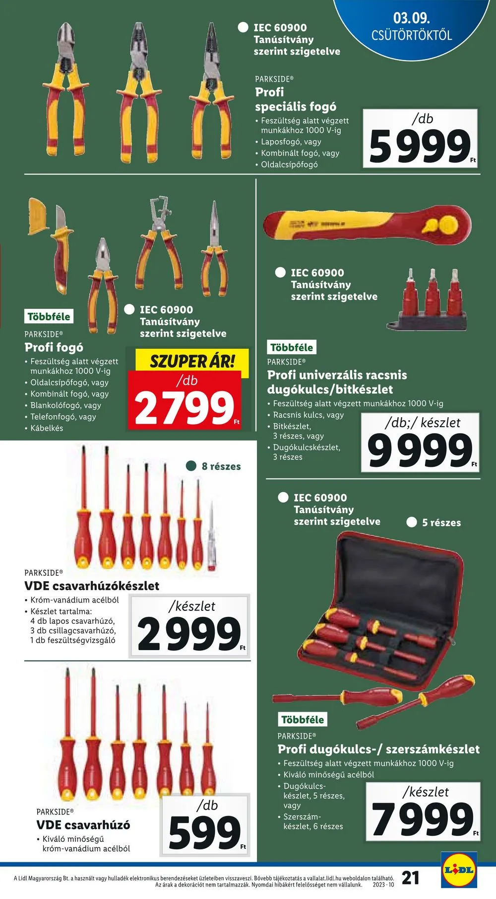 Lidl akciós újság 03.09–03.14 – 21. oldal