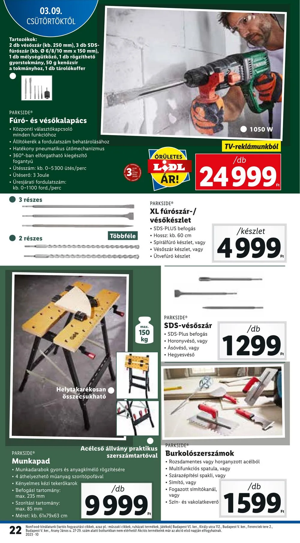 Lidl akciós újság 03.09–03.14 – 22. oldal