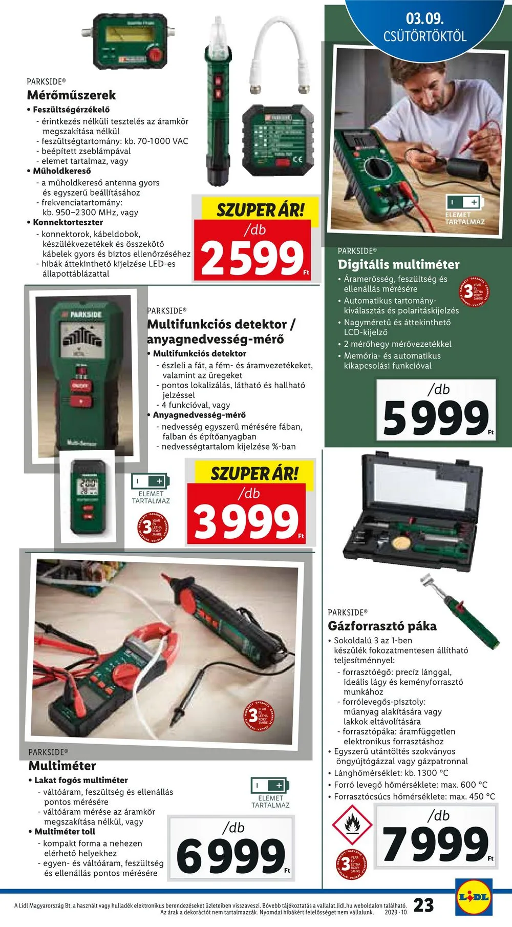 Lidl akciós újság 03.09–03.14 – 23. oldal