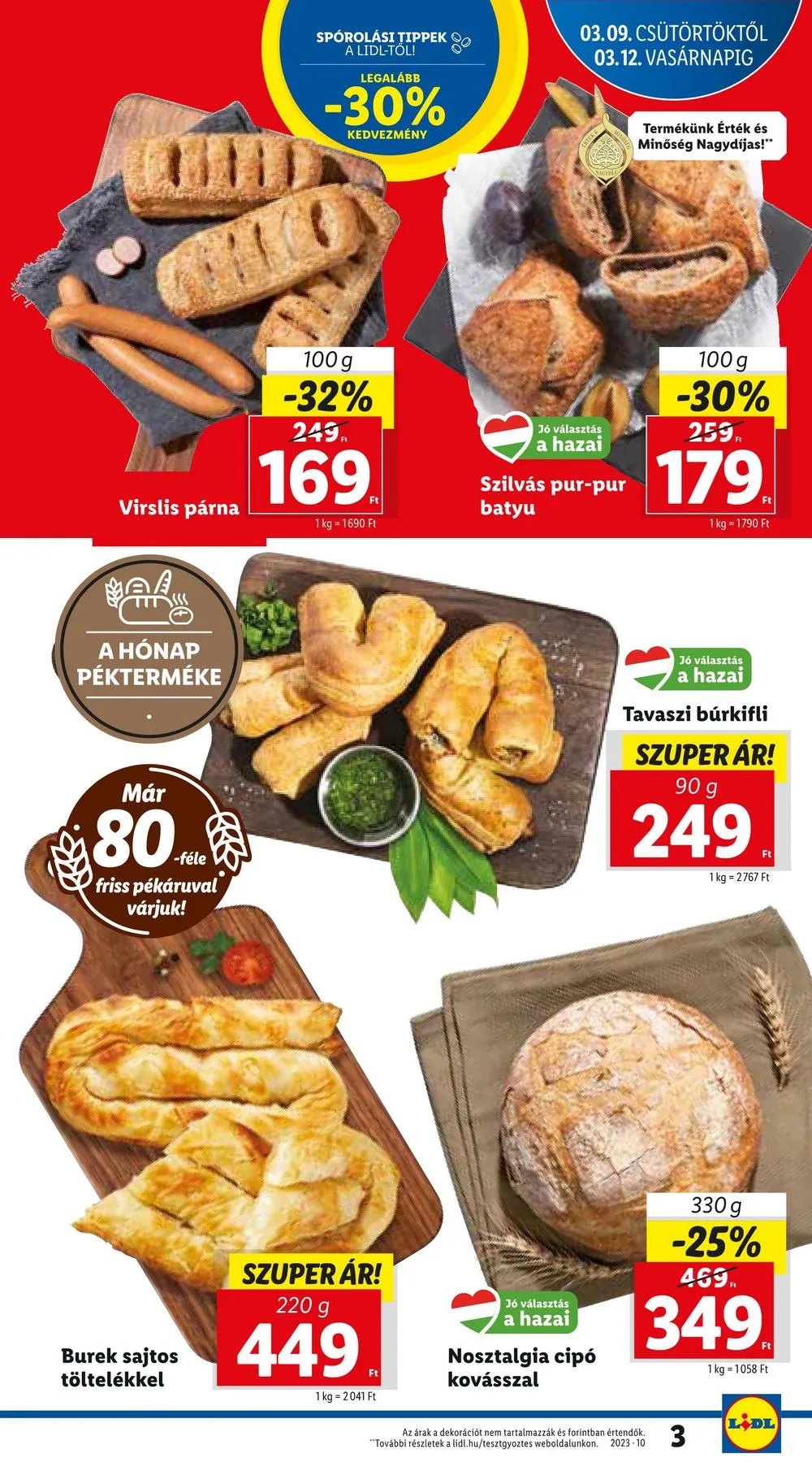 Lidl akciós újság 03.09–03.14 – 3. oldal