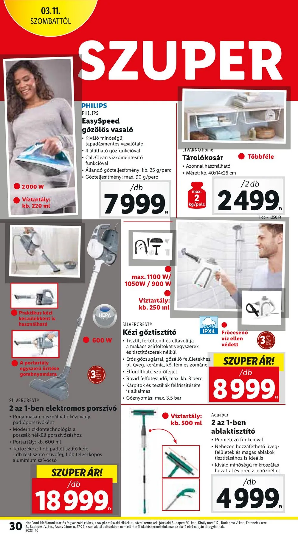 Lidl akciós újság 03.09–03.14 – 30. oldal