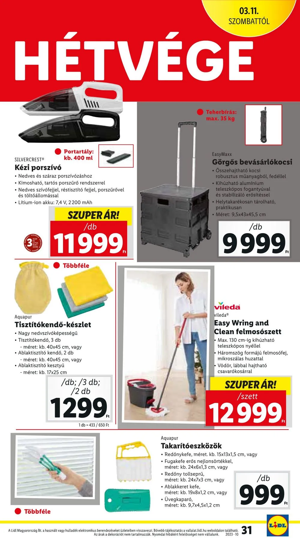 Lidl akciós újság 03.09–03.14 – 31. oldal