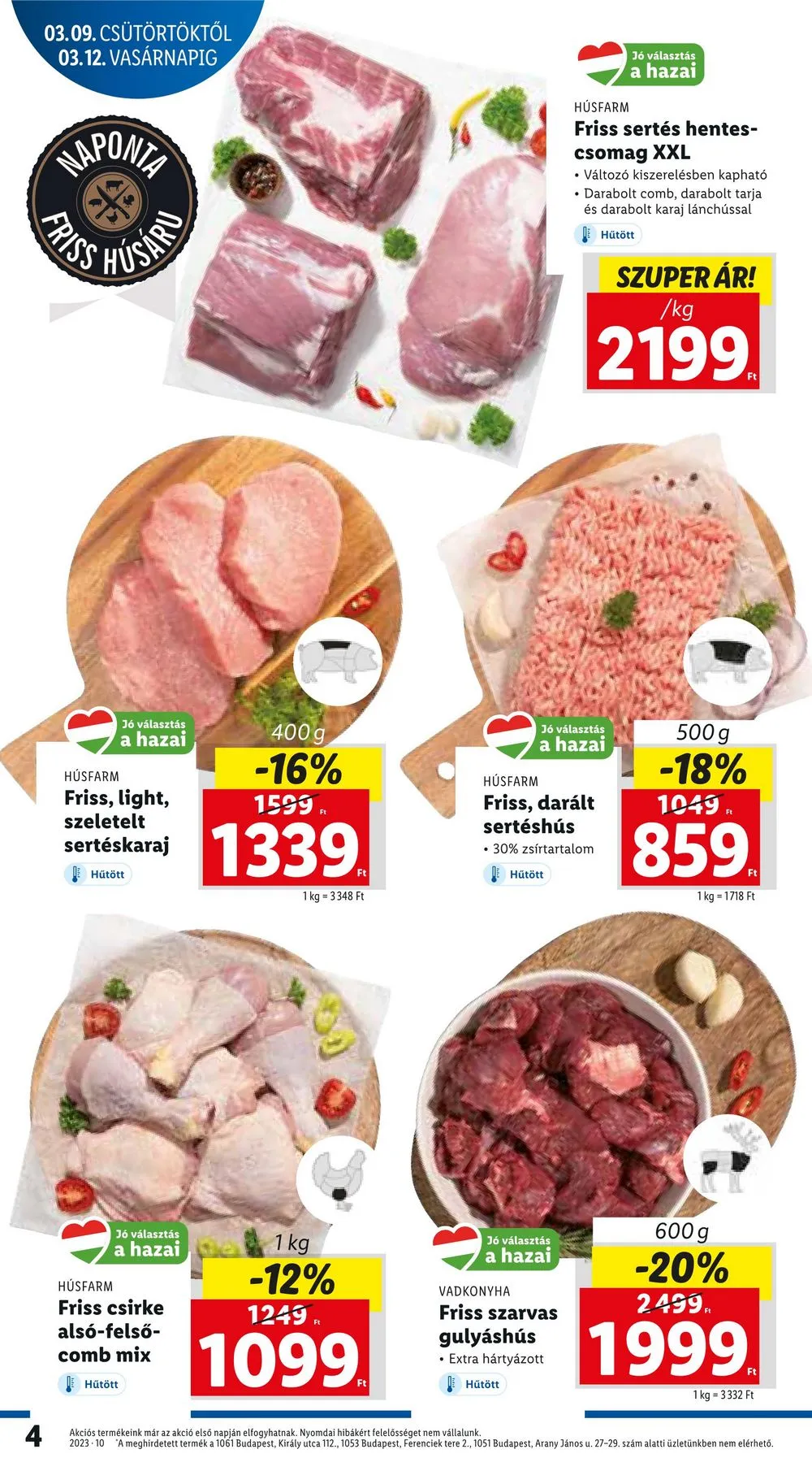 Lidl akciós újság 03.09–03.14 – 4. oldal