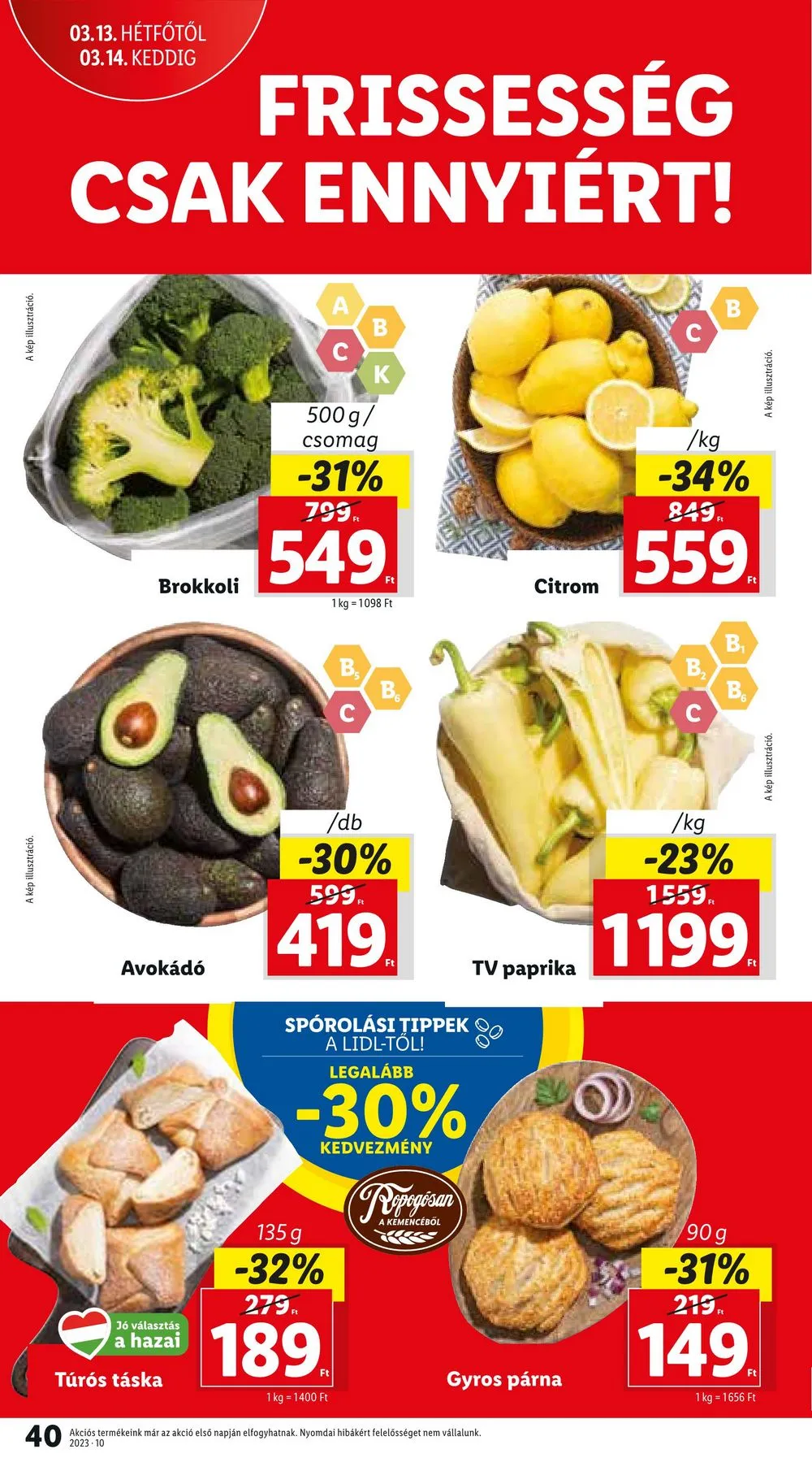 Lidl akciós újság 03.09–03.14 – 40. oldal