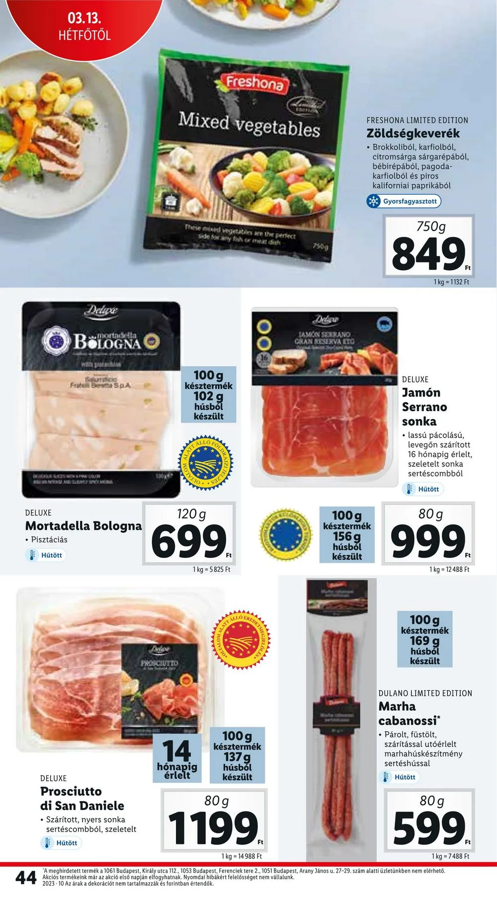Lidl akciós újság 03.09–03.14 – 44. oldal