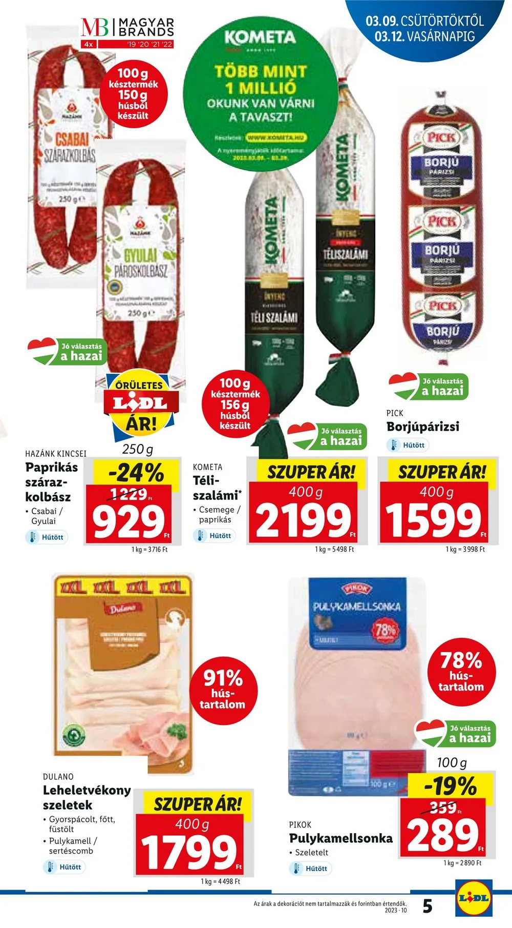 Lidl akciós újság 03.09–03.14 – 5. oldal