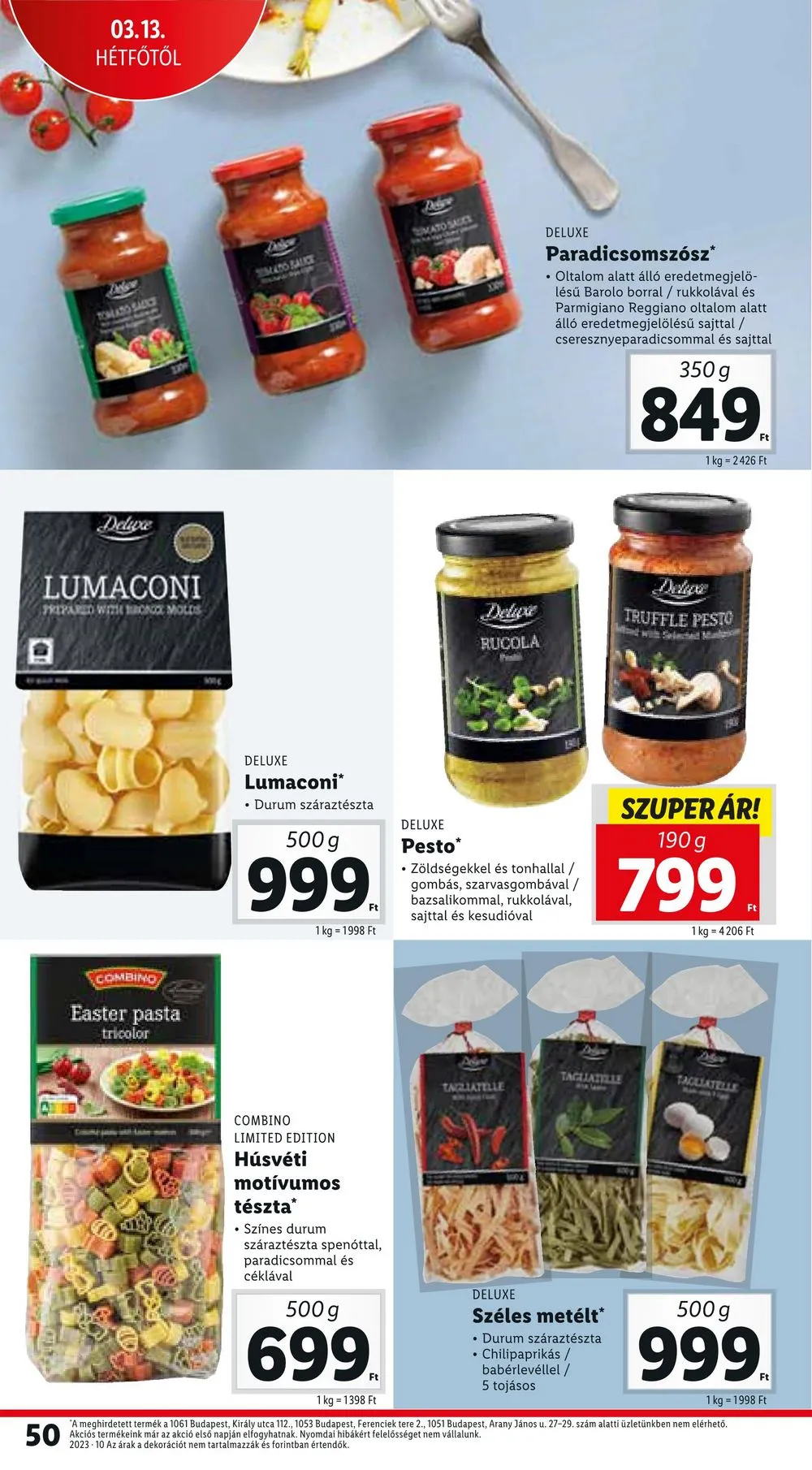 Lidl akciós újság 03.09–03.14 – 50. oldal