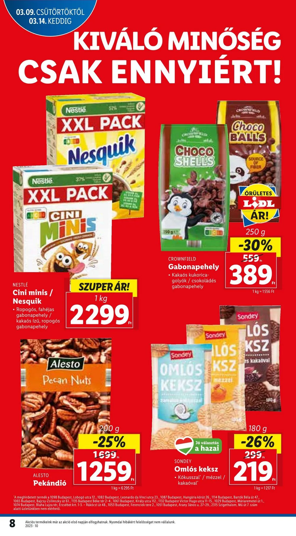Lidl akciós újság 03.09–03.14 – 8. oldal