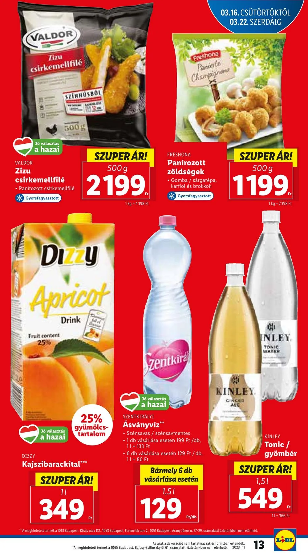 Lidl akciós újság 03.16–03.22 – 13. oldal