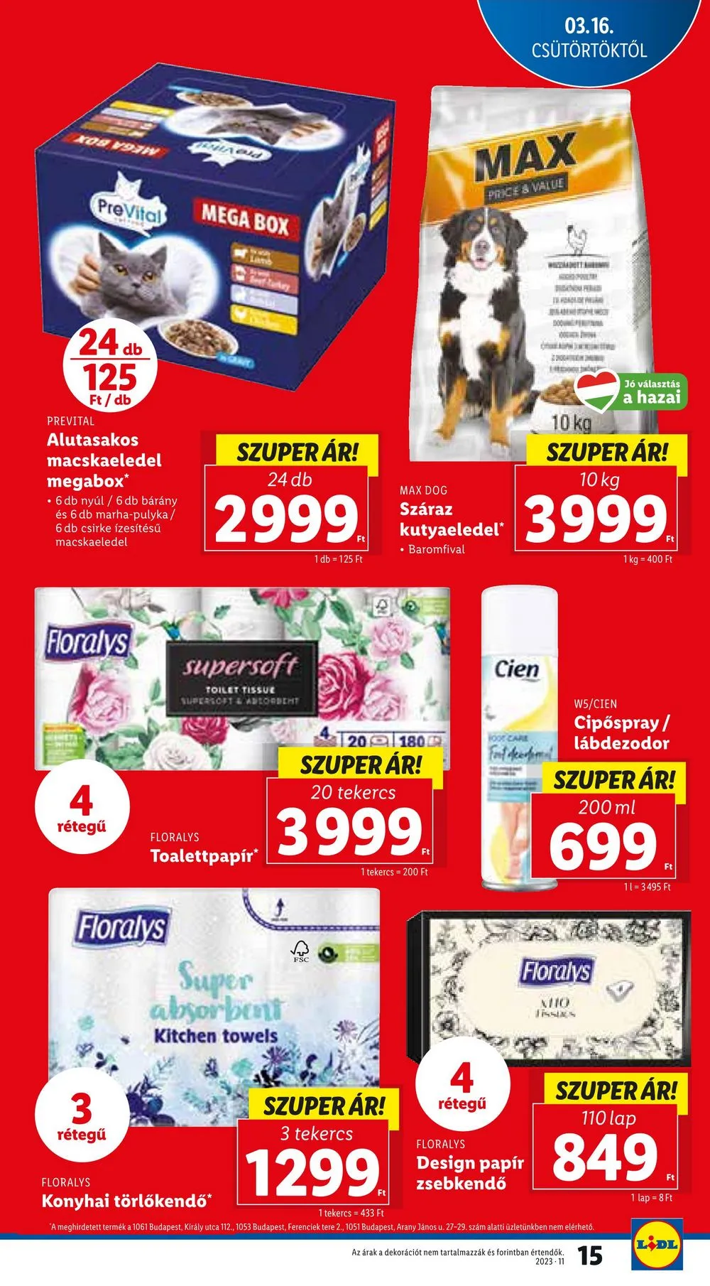 Lidl akciós újság 03.16–03.22 – 15. oldal