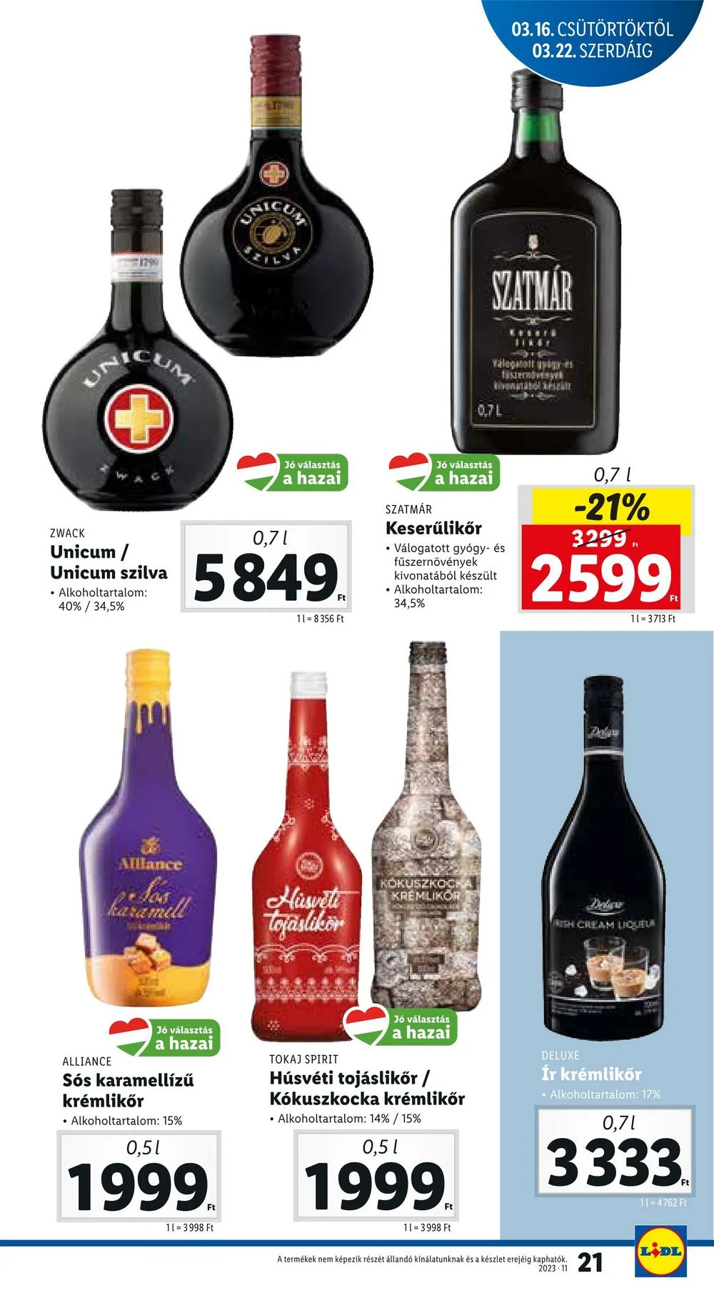 Lidl akciós újság 03.16–03.22 – 21. oldal