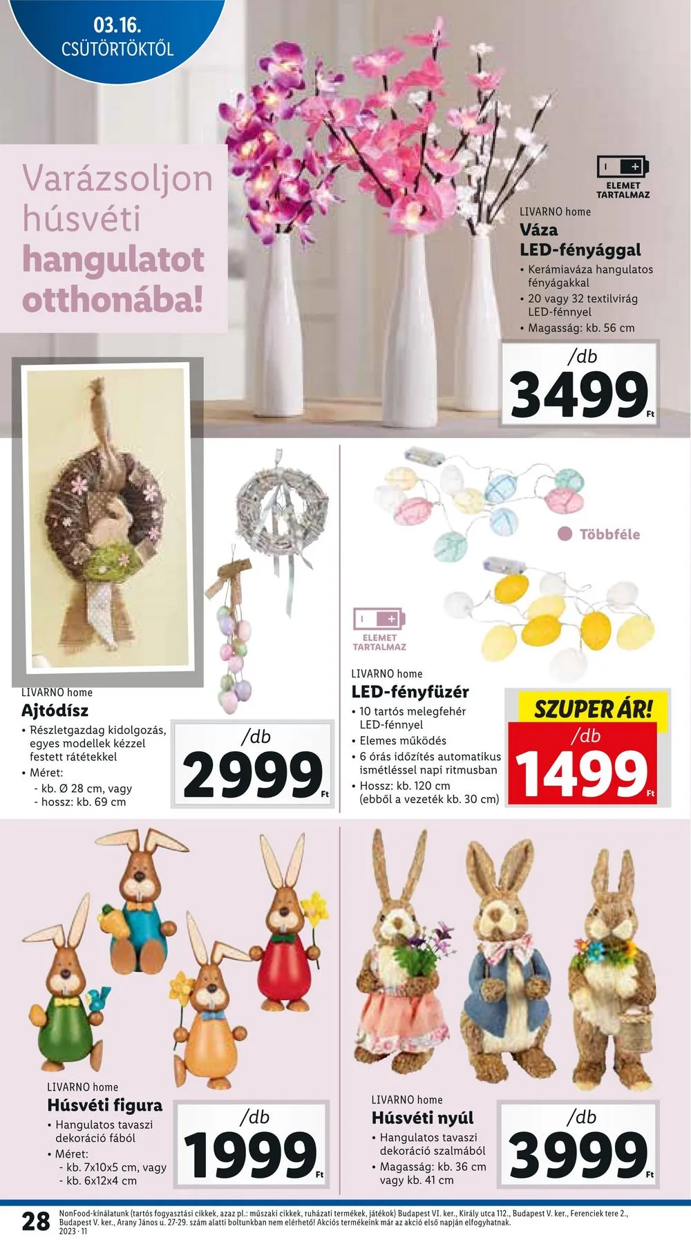 Lidl akciós újság 03.16–03.22 – 28. oldal