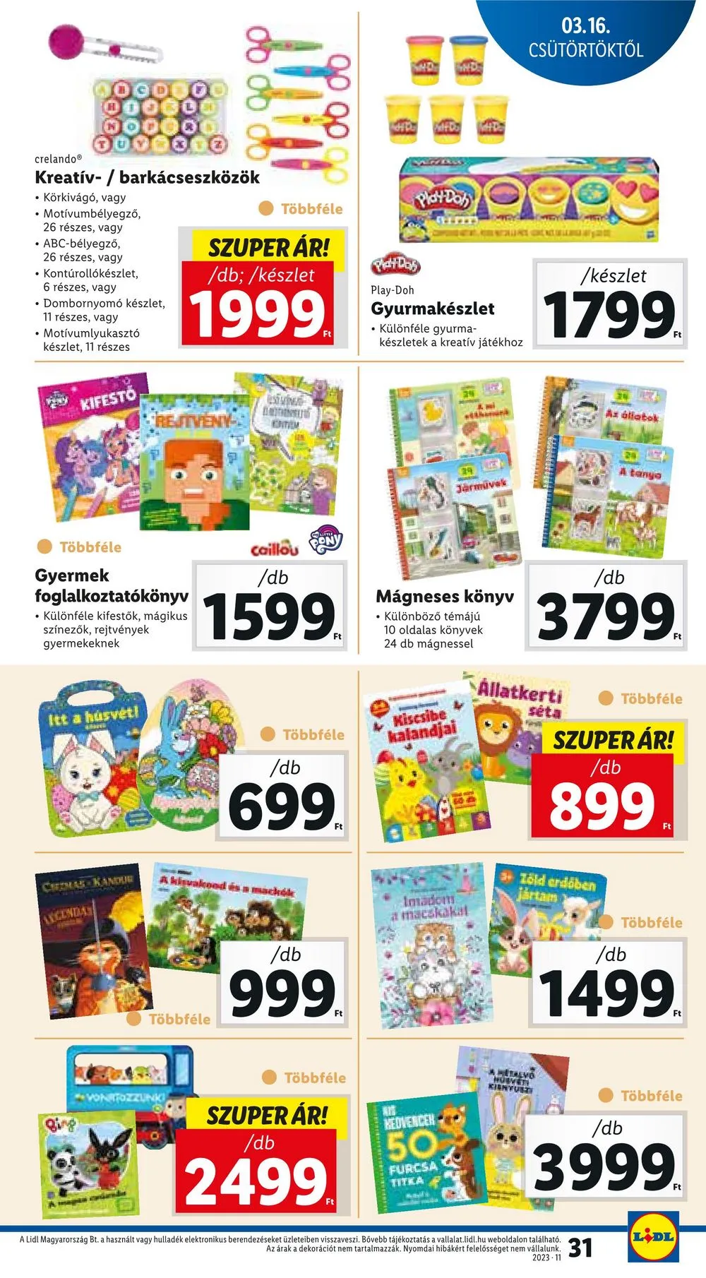 Lidl akciós újság 03.16–03.22 – 31. oldal