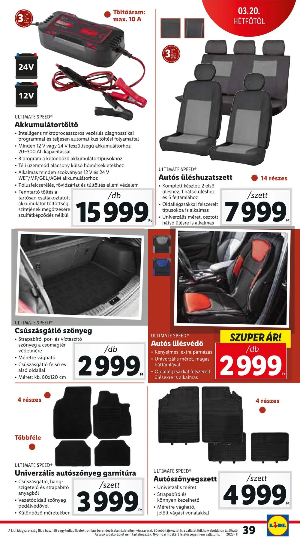 Lidl akciós újság 03.16–03.22 – 39. oldal