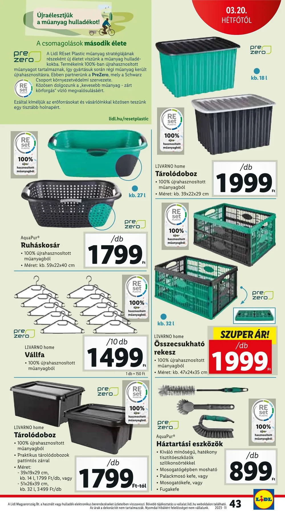 Lidl akciós újság 03.16–03.22 – 43. oldal