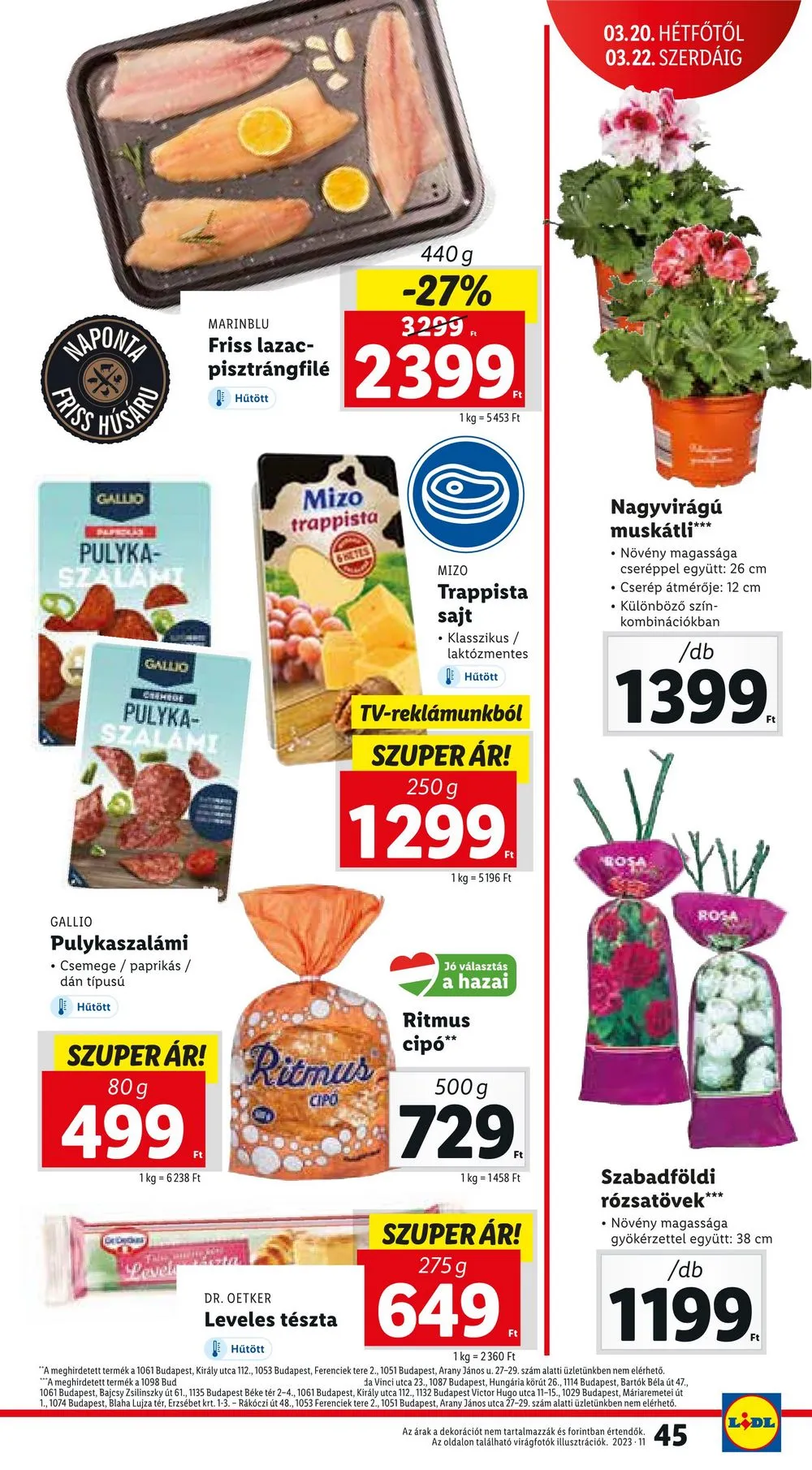 Lidl akciós újság 03.16–03.22 – 45. oldal