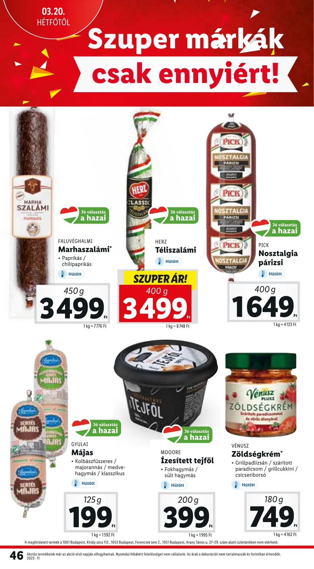Lidl akciós újság 03.16–03.22 – 46. oldal