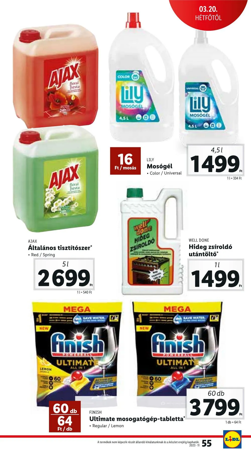 Lidl akciós újság 03.16–03.22 – 55. oldal